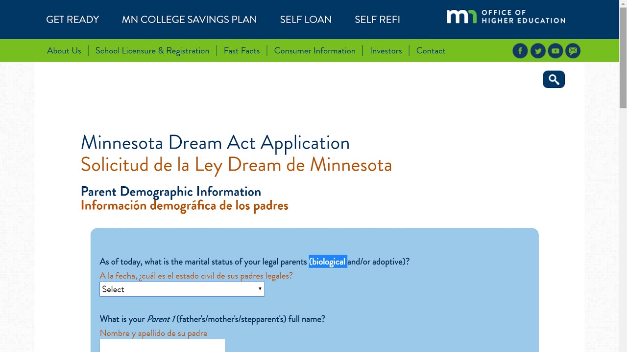 How to Complete the 2020-2021 Minnesota Dream Act