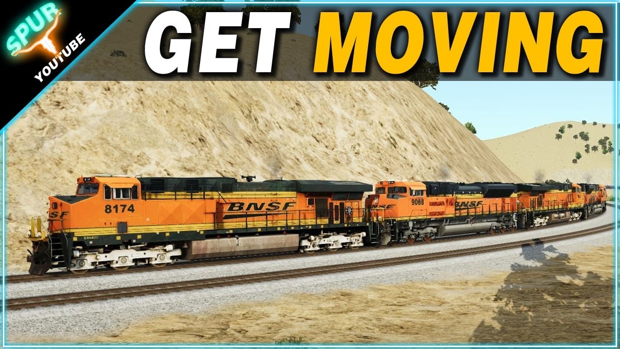 How to Start a Heavy Train on Tehachapi in Run 8 Train Sim (2025)