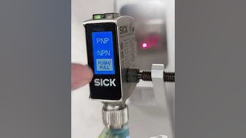 SICK W10 Photoelectric Sensor Demo