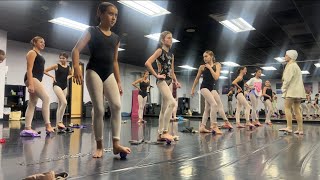 Pre pointe ballet class ( JDI dance company )