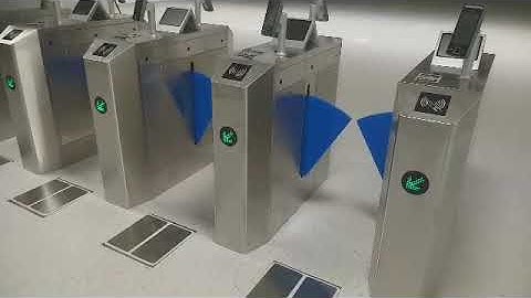 Flap Barrier Turnstile with ESD System Installation Testing Video
