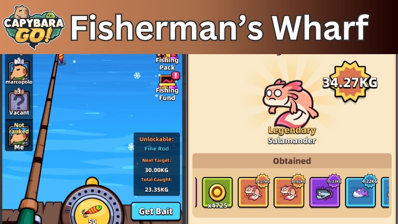 Capybara Go! Event Guide: Fisherman's Wharf