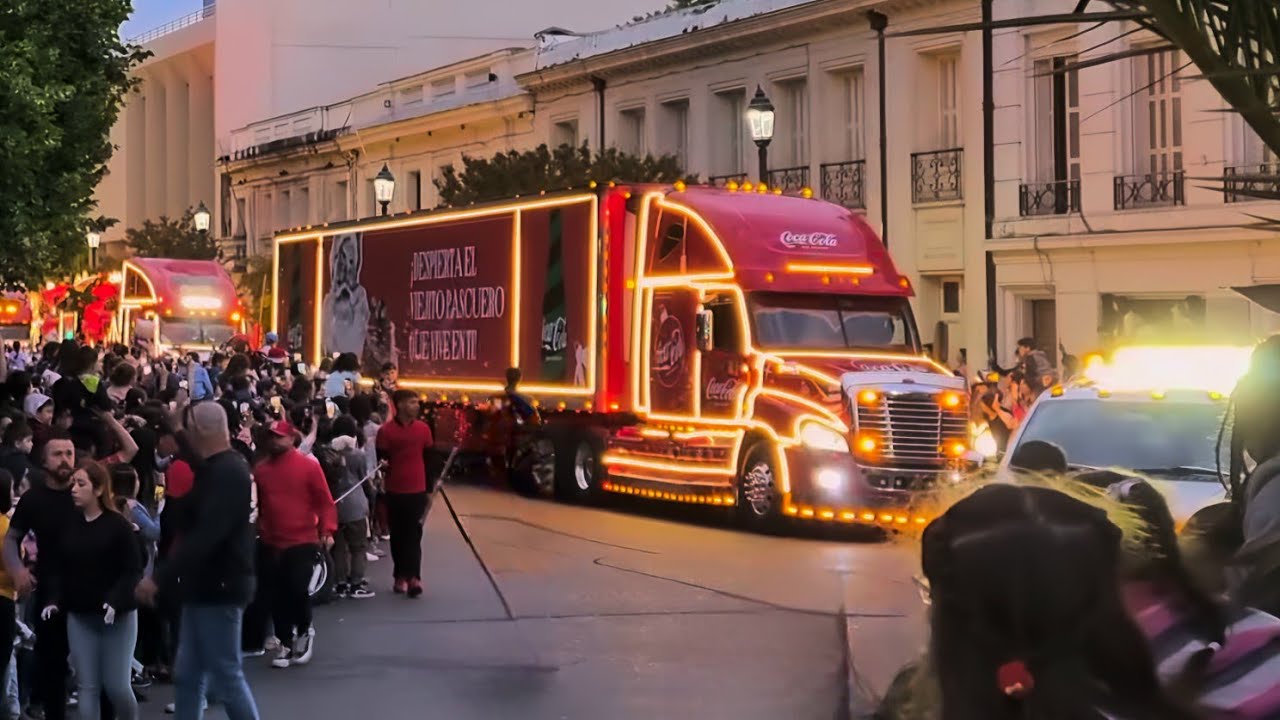 Caravana navideña Coca-Cola talca 2023  (Plaza de armas) HDR10+