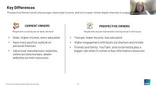 NMMA Manufacturer Member Webinar: Activating Consumer Insights for Strategic Marketing
