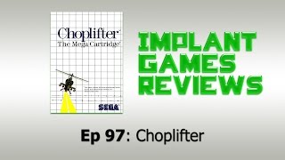 Choplifter Review (Sega Master System) 60 fps