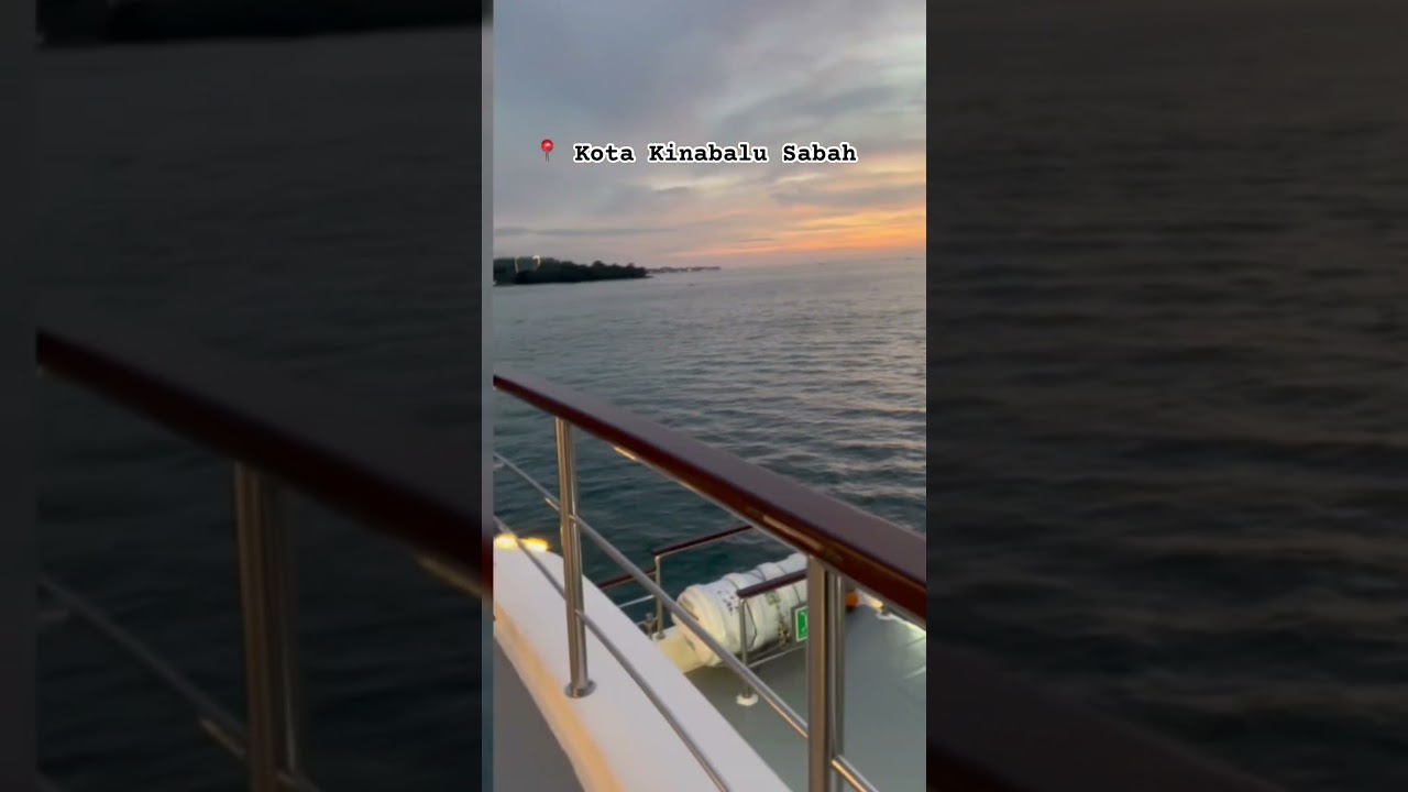 Full video here 👆🏻#cruise #sunsetview #kotakinabalu #sabahtravel