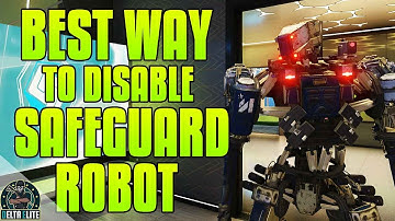 BEST WAY TO DISABLE THE SAFEGUARD ROBOT INSTANTLY! | Black Ops 3 Tips & Tricks