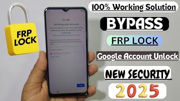 How to Frp Bypass Remove Google Account Verification After Reset 2025|Without Computer