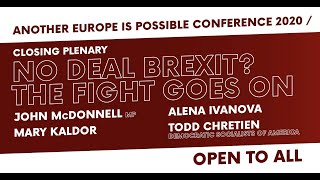 Another Europe is Possible Conference 2020 - Closing plenary