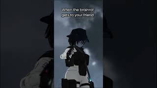 When the brainrot reaches your friend: #tiktok  #vrchat #skibiditoilet #brainrot   #vrfps #vtuber