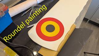 Flair Fokker D.vii Update Belgian Comet Roundels Painted Masking, Freehand & Sponge Techniques