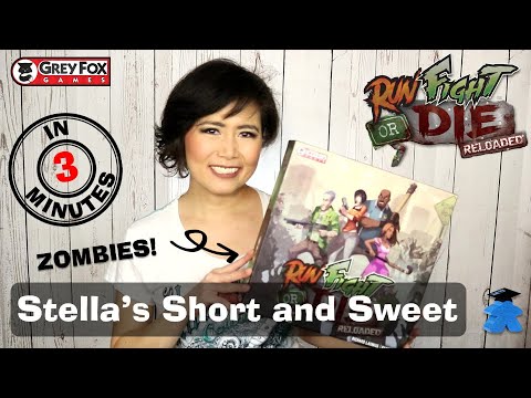 Run Fight or Die Reloaded Board Game - Stella's Short and Sweet