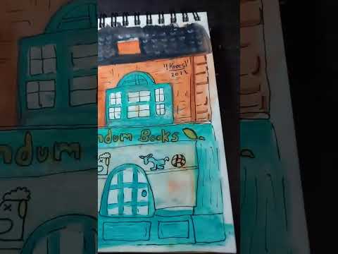 Drawing a bookstore