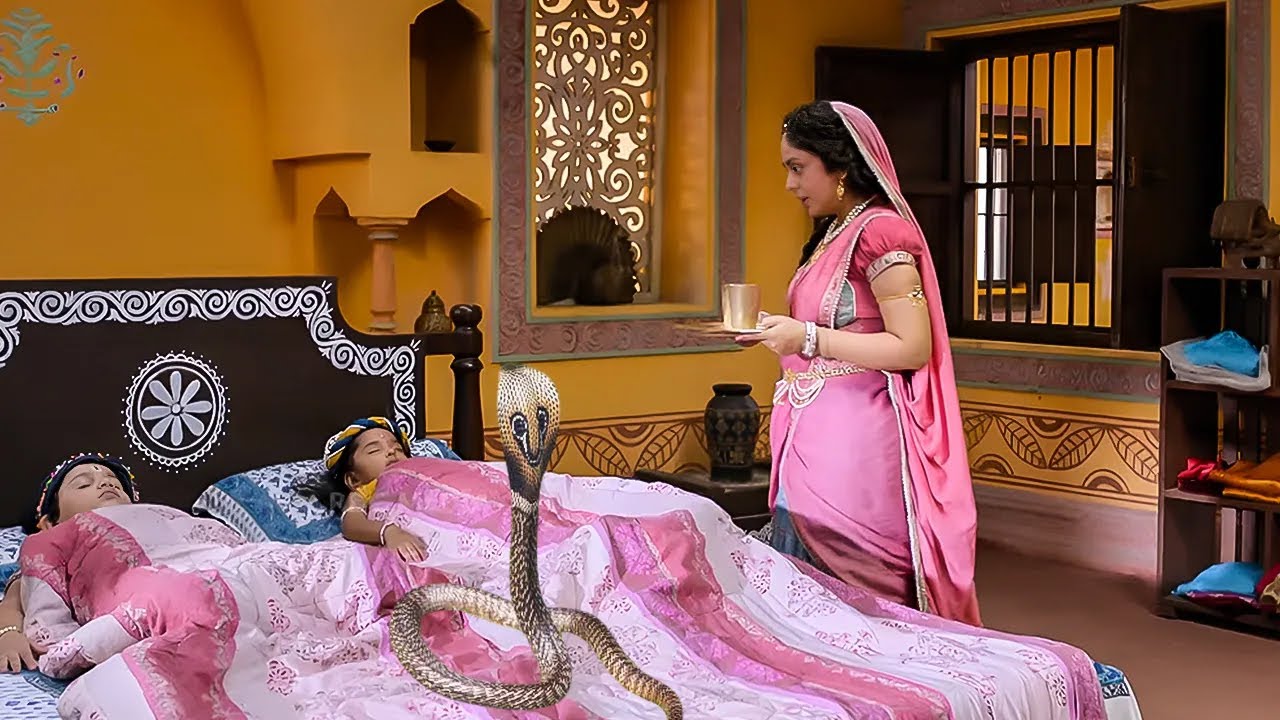 जब नन्हे कान्हा के घर में घुस आया ज़हरीला साँप | Yashomati Maiya Ke Nandlala | New Episode