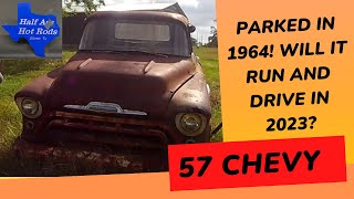 57 Chevy on 97 Chassis! Will it run and drive after sitting for 59 years? by Half A Hot Rods 348 views 5 months ago 42 minutes