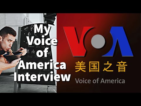 My Voice of America Interview (with English Subtitles!)