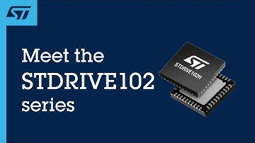STDRIVE102: advanced gate drivers for efficient brushless motor control