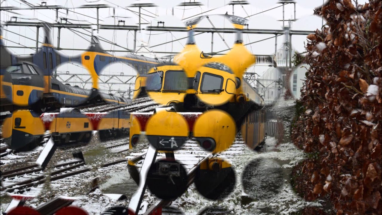 !EXTRA!  Plan V stellen 457 & 458  ontijzelen de bovenleiding  in Leeuwarden