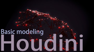 Basic abstract modelling in Houdini- part 1