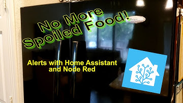 Refrigerator Door Open Alerts with Home Assistant and Node-RED