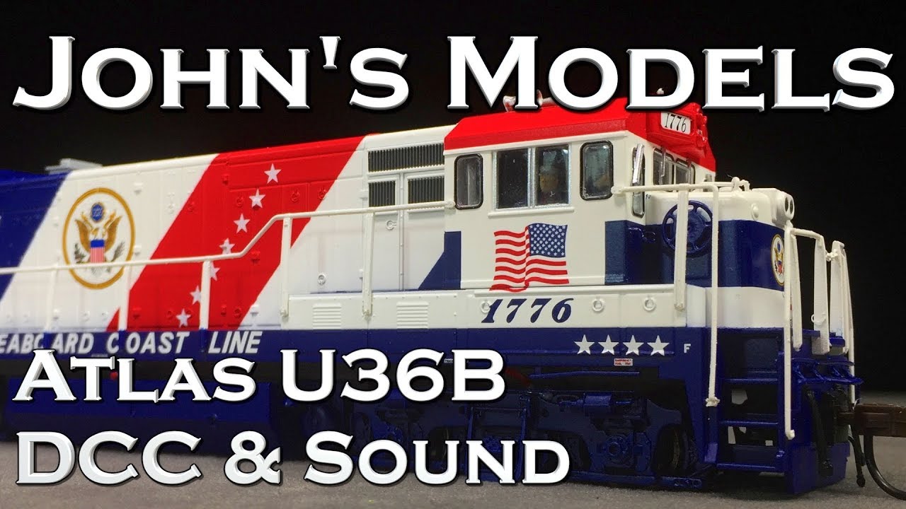 HO Scale Atlas U36B How To Install DCC And Sound John's Models