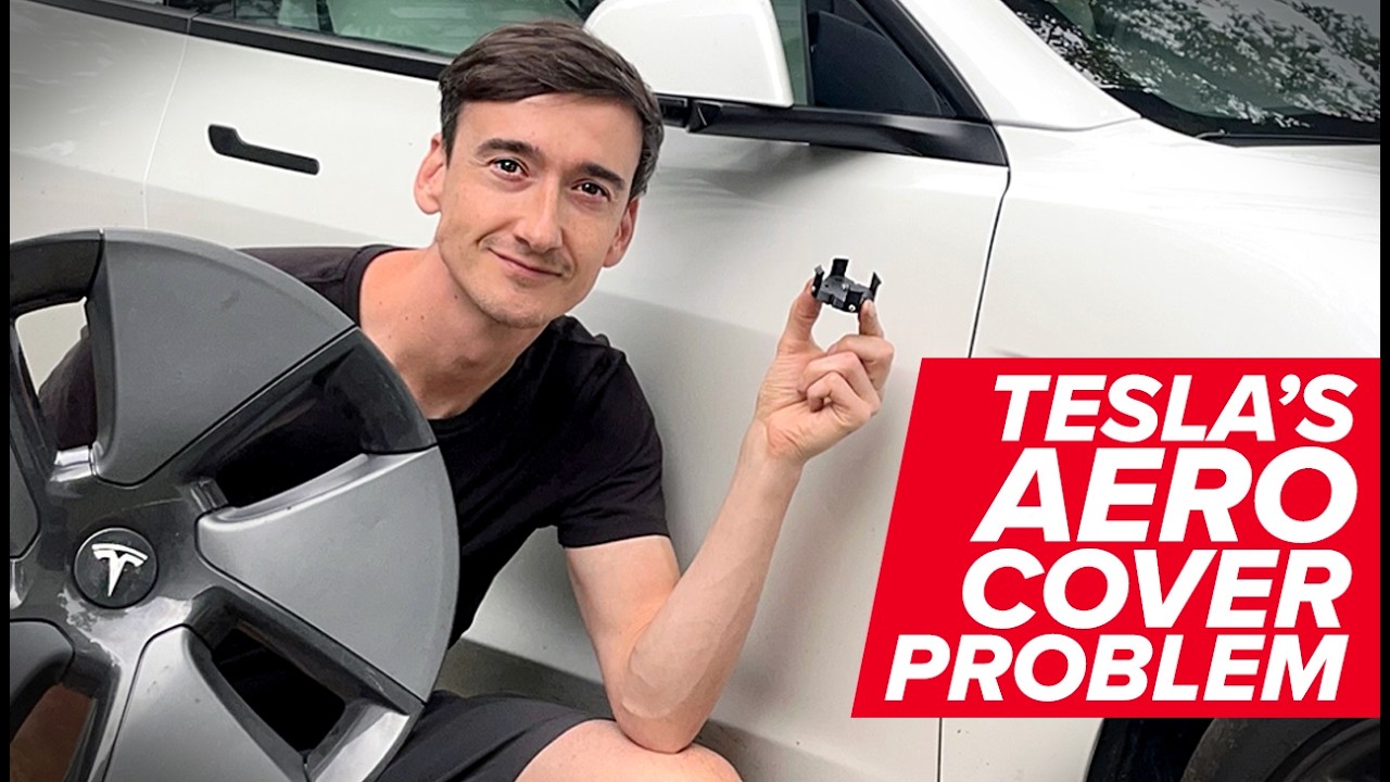Fixing noisy Aero covers on a Tesla Model 3 - YouTube