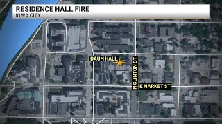 University of Iowa dorm fire displaces students