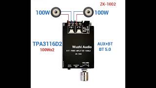 ZK-1002 2x100w (TPA3116D2) AMFİ İncelemesi