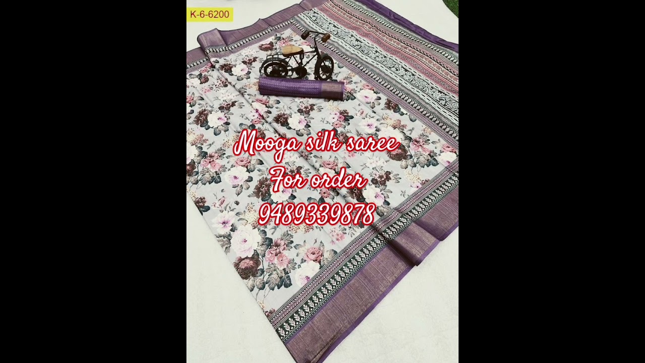 mooga silk saree 
