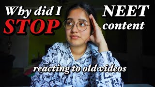 why did I STOP making NEET CONTENT?! Reacting to 4 year old videos