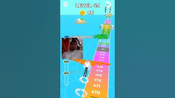 Stunt Rail Level 49|#shortsfeed #gaming #stuntrails #animatedscreenshots #shorts