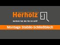 How to schlieblech einbauen  montage eines stabilo schlieblechs