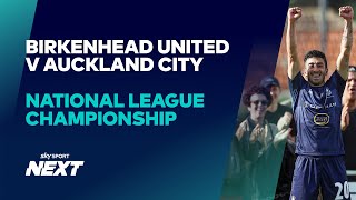Football: National League - Birkenhead v Auckland City