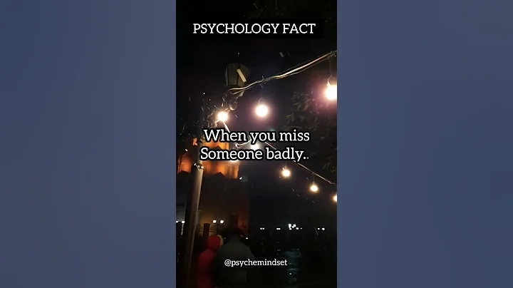 when you miss someone.. 🥺 #shorts #psychologyfacts #factshorts | psychology facts | - DayDayNews
