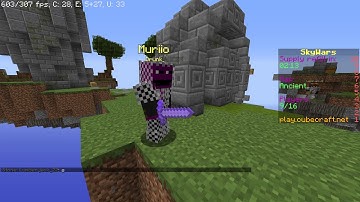 FLY AND KILLAURA HACKER - Cubecraft Cheaters