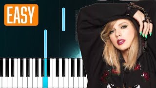 Taylor Swift - "Delicate" 100% EASY PIANO TUTORIAL screenshot 2