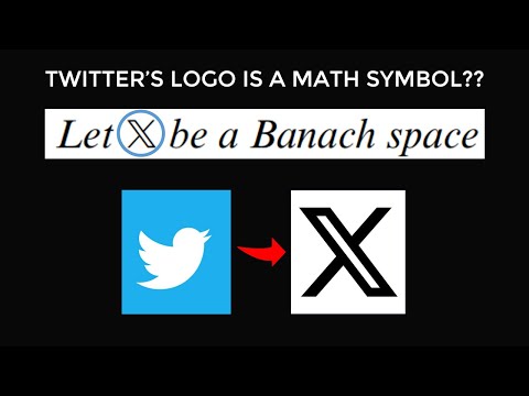 Why Twitter's new logo 𝕏 has a special meaning for mathematicians