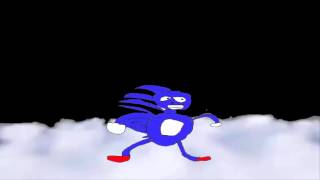 Moving Background SANIC on clouds screenshot 2
