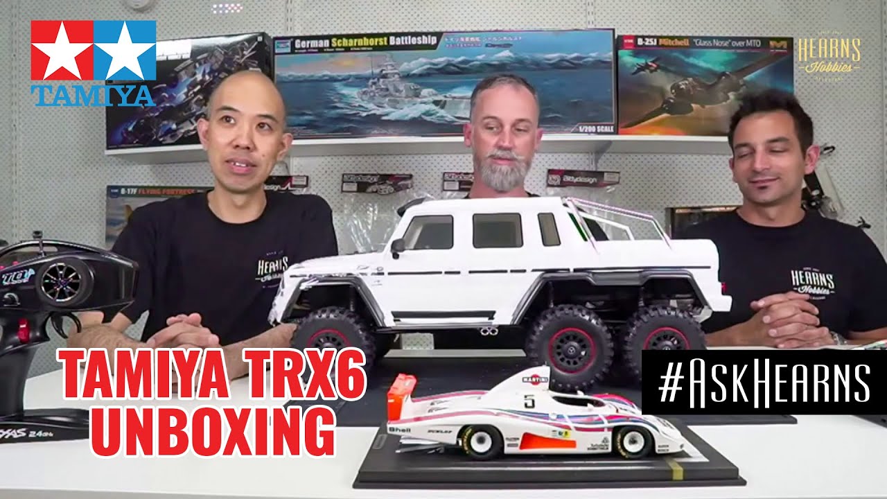 TRX-6 RC Rock crawler 6x6 Unboxing | Traxxas | #askHearns - YouTube