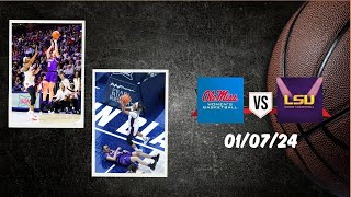 FULL GAME : LSU vs Ole Miss - January 7, 2024 | mochilovebasket