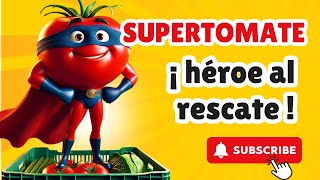 ✨Cuento de SUPERTOMATE,  ¡héroe al rescate! 🍅🦸✨