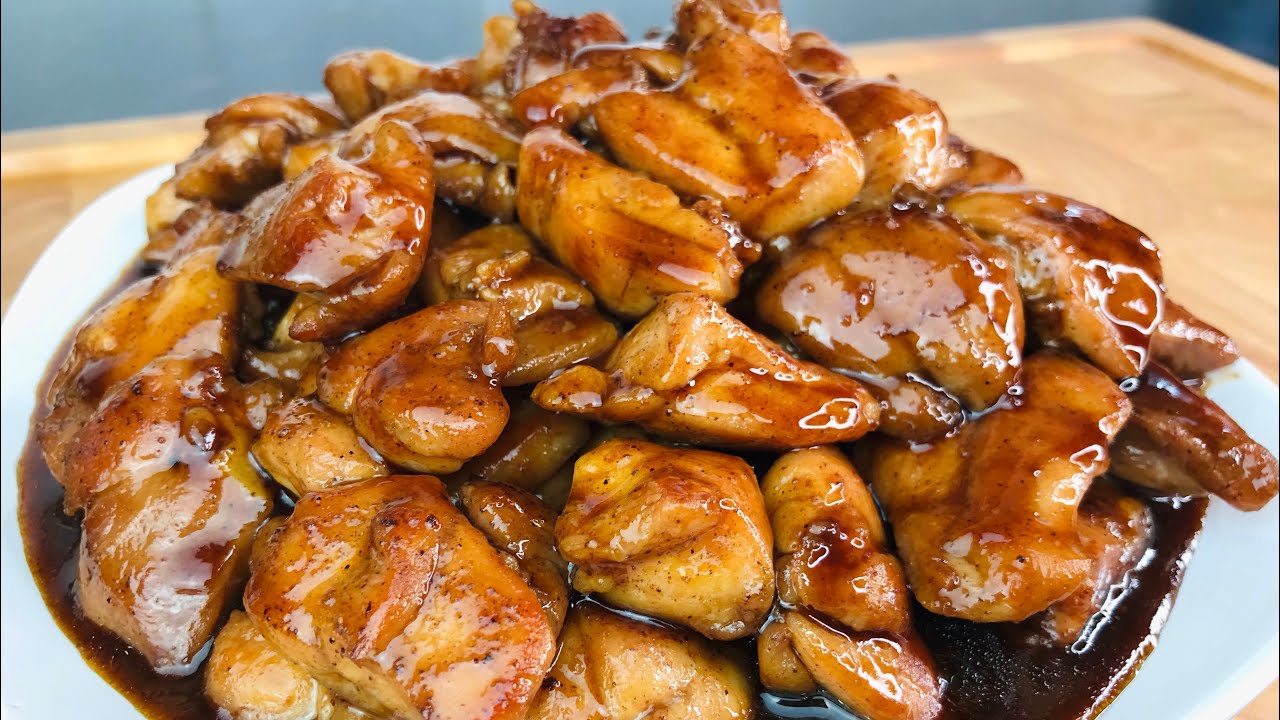 BOURBON CHICKEN RECIPE / HOW TO MAKE BOURBON CHICKEN - YouTube