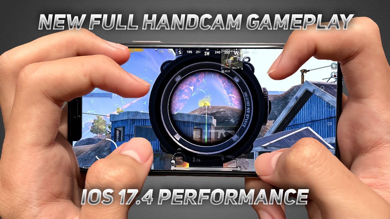 iPhone XS PUBG Mobile New Full Handcam Gameplay 🔥 | iOS 17.4 PUBG/BGMI TEST After Update 😍