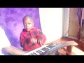 The keyboard  is her food future Musicians Favour Moonga