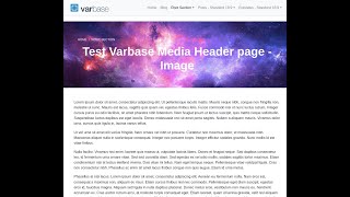 Test Varbase Media Header page   Image   sizes