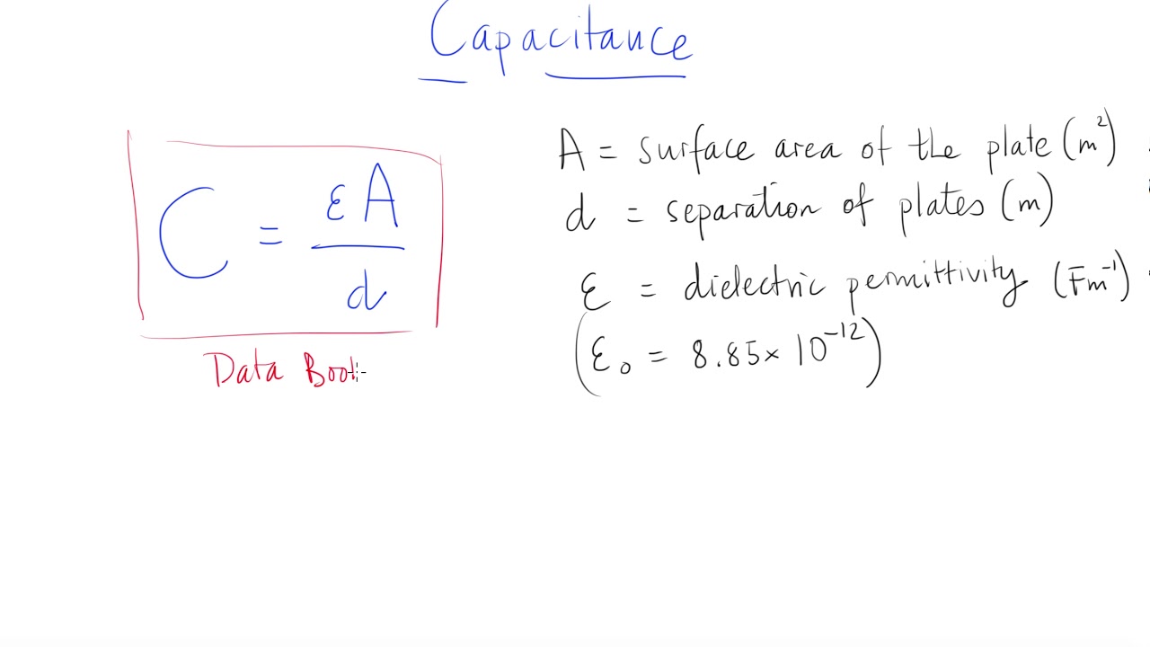 Affect Capacitance Factors that affect capacitance 2 - YouTube