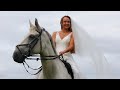 Cinematic Wedding Dress shoot on Luna the horse
