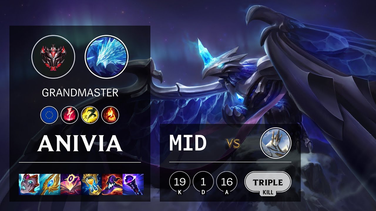 Anivia Mid vs Galio - EUW Grandmaster Patch 11.8