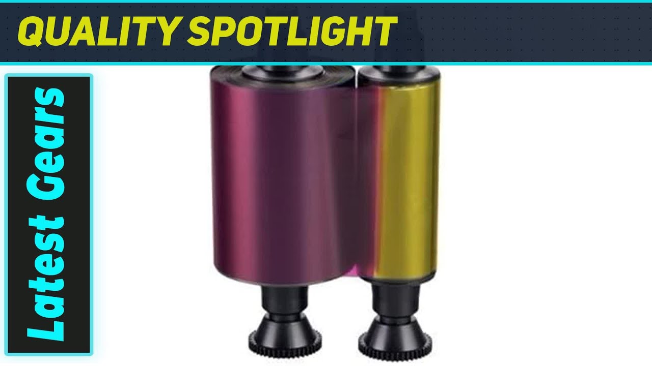 Werpros R3411 YMCKO Ribbon: Superior Prints for Evolis Card Printers