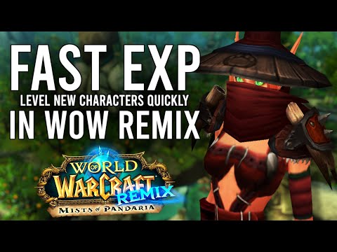 How To Level FAST In WoW REMIX: Mists Of Pandaria! Catch-Up Alts Ahead Of The War Within Expansion!